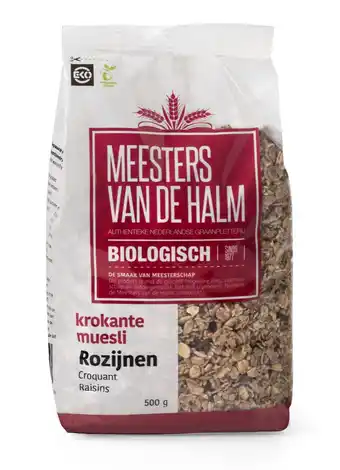 De Online Drogist De halm muesli krokant met rozijnen aanbieding