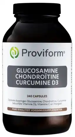 De Online Drogist Proviform glucosamine chondroïtine curcumine d3 capsules aanbieding