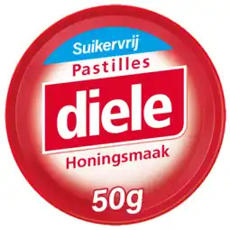 De Online Drogist Diele pastilles rood honing suikervrij aanbieding
