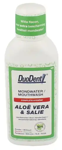 De Online Drogist Duodent mondwater aloe vera & salie aanbieding