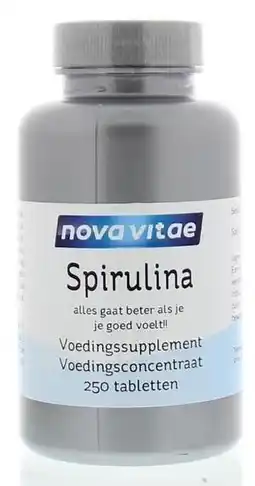 De Online Drogist Nova vitae spirulina tabletten 250st aanbieding