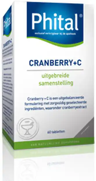 De Online Drogist Phital cranberry+c tabletten 60st aanbieding