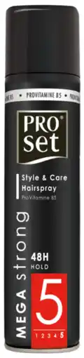 De Online Drogist Proset hairspray mega strong aanbieding