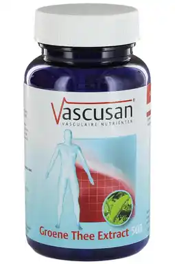 De Online Drogist Vascusan groene thee extract 500mg capsules 60st aanbieding