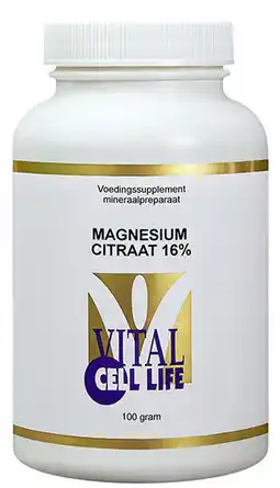 De Online Drogist Vital cell life magnesium citraat 16% poeder aanbieding