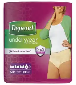 De Online Drogist Depend pants vrouwen normal s/m aanbieding