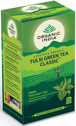 De Online Drogist Organic india thee tulsi green tea classic aanbieding