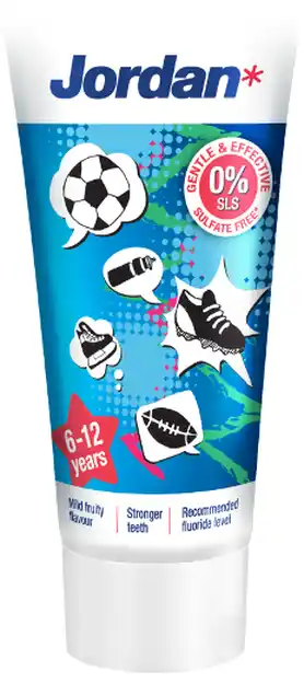 De Online Drogist Jordan tandpasta junior 6-12 jaar aanbieding