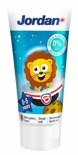 De Online Drogist Jordan tandpasta kids 0-5 jaar aanbieding