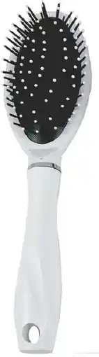 De Online Drogist Hair mode haarborstel ovaal groot wit aanbieding