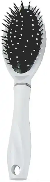 De Online Drogist Hair mode haarborstel ovaal groot wit aanbieding