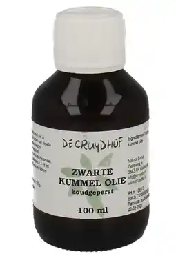 De Online Drogist Cruydhof zwarte kummel olie aanbieding