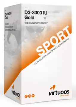 De Online Drogist Virtuoos d3-3000 iu gold capsules aanbieding