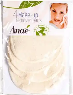 De Online Drogist Anae make-up remover pads aanbieding