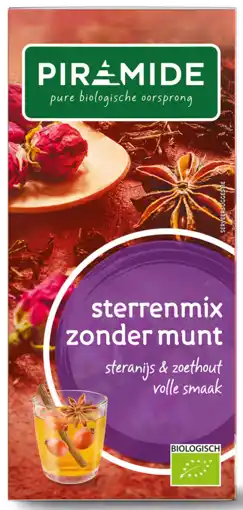 De Online Drogist Piramide thee sterrenmix zonder munt aanbieding