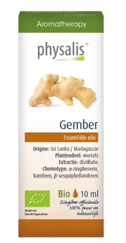 De Online Drogist Physalis aromatherapy gember aanbieding