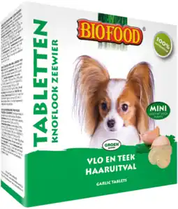 De Online Drogist Biofood knoflook zeewier mini tabletten aanbieding