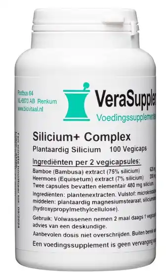 De Online Drogist Verasupplements silicium+ complex capsules aanbieding