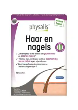 De Online Drogist Physalis haar en nagels tabletten aanbieding