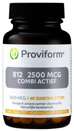 De Online Drogist Proviform vitamine b12 2500 mcg combi zuigtabletten aanbieding