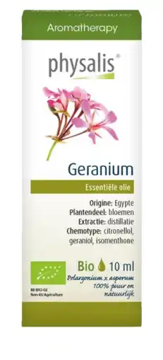 De Online Drogist Physalis aromatherapy geranium aanbieding