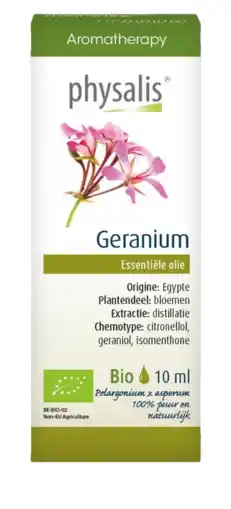 De Online Drogist Physalis aromatherapy geranium aanbieding