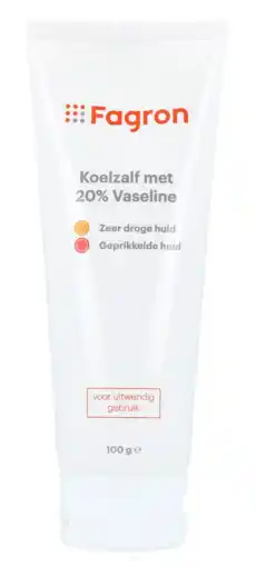 De Online Drogist Fagron koelzalf met 20% vaseline aanbieding