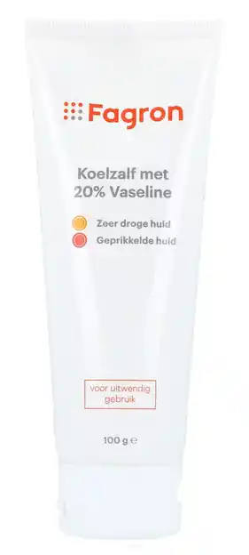 De Online Drogist Fagron koelzalf met 20% vaseline aanbieding