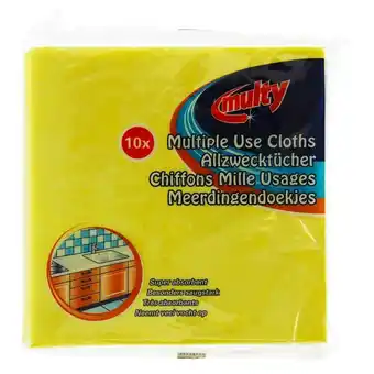 De Online Drogist Multy schoonmaakdoekjes 38x38 aanbieding