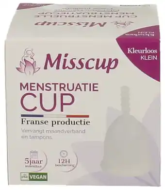 De Online Drogist Misscup menstruatie cup klein kleurloos aanbieding
