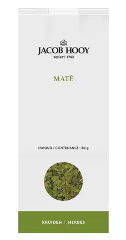 De Online Drogist Jacob hooy maté thee aanbieding