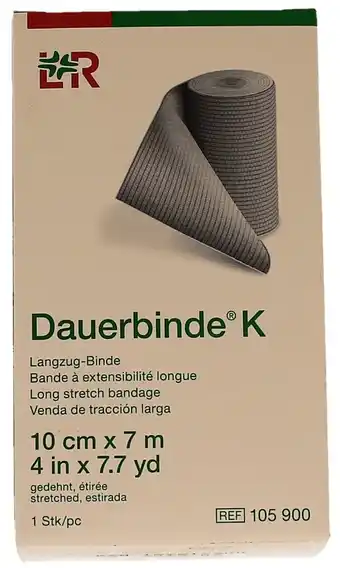 De Online Drogist Lohman & rauscher dauerbinde k zwachtel 7m x 10cm aanbieding