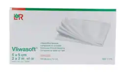 De Online Drogist Lohmann & rauscher vliwasoft vliesstofkompres 5x5cm aanbieding