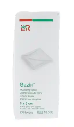 De Online Drogist Lohmann & rauscher gazin gaaskompressen 5x5cm aanbieding