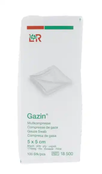 De Online Drogist Lohmann & rauscher gazin gaaskompressen 5x5cm aanbieding