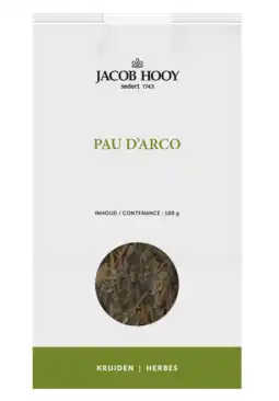 De Online Drogist Jacob hooy pau d&aposarco aanbieding