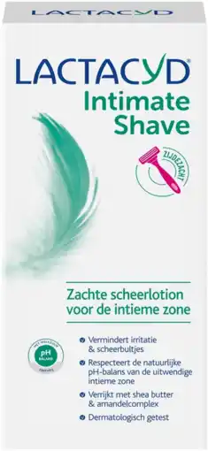 De Online Drogist Lactacyd intimate shave aanbieding