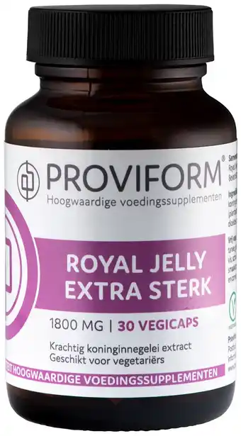 De Online Drogist Proviform royal jelly extra sterk vegicaps aanbieding