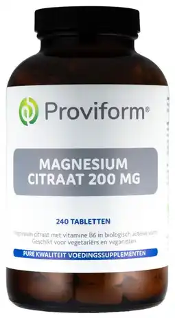 De Online Drogist Proviform magnesium citraat 200mg 240st aanbieding