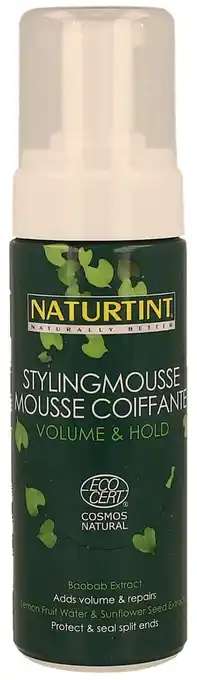 De Online Drogist Naturtint stylingmousse volume & hold aanbieding