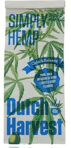 De Online Drogist Dutch harvest hennep thee simply hemp aanbieding