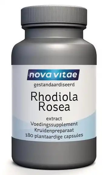 De Online Drogist Nova vitae rhodiola rosea extract capsules 180st aanbieding