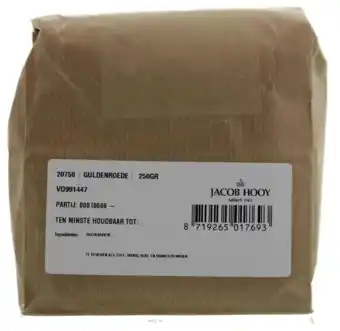 De Online Drogist Jacob hooy guldenroede blad gesneden 250gr aanbieding