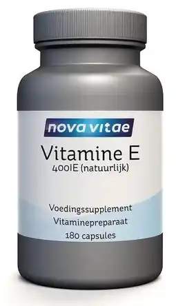 De Online Drogist Nova vitae vitamine e 400iu capsules 180st aanbieding