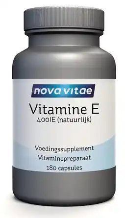 De Online Drogist Nova vitae vitamine e 400iu capsules 180st aanbieding