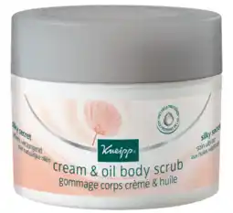 De Online Drogist Kneipp cream & oil body scrub silky secret aanbieding