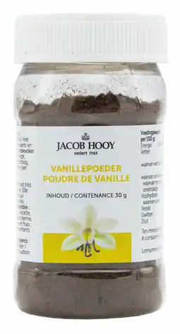 De Online Drogist Jacob hooy vanillepoeder aanbieding