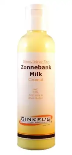 De Online Drogist Ginkel&aposs zonnebankmilk 200ml aanbieding