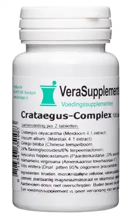 De Online Drogist Verasupplements crataegus-complex tabletten aanbieding