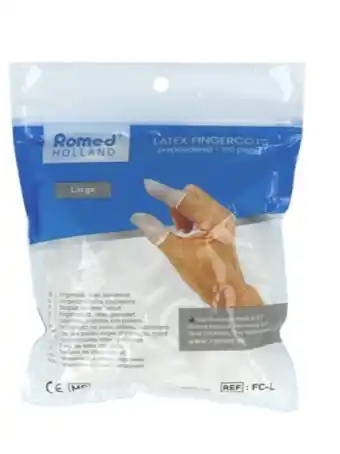 De Online Drogist Romed vingercondooms latex l aanbieding